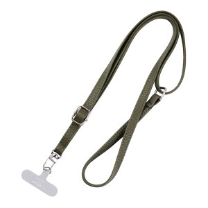 ショルダーストラップ スマホ レザー かわいい 長さ調整 平紐 ステンレスシート 2WAY 斜めがけ 肩掛け 首掛け 多機能 丈夫 落下防止 お出かけ 切れない 太め 強い 女子 女性 iPhone Android スマホ