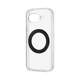 Google Pixel 10a ケース リング付 マグネット Pixel10a グーグルピクセル10a MagSafe対応 マグネットアクセサリ スマホスタンド 動画視聴 縦置き 横置き 黄変しない 黄ばみにくい 指紋防止 背面クリア ブラック カバー ハイブリッド スマホケース スマホカバー