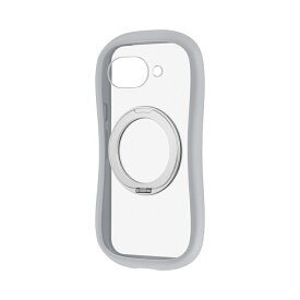 Google Pixel 10a ケース リング付 マグネット Pixel10a グーグルピクセル10a MagSafe対応 マグネットアクセサリ スマホスタンド 持ちやすい グリップ感 ラウンド フレーム 黄ばみにくい 指紋防止 背面クリア グレー カバー ハイブリッド スマホケース スマホカバー