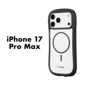 iPhone17ProMax ケース ViAMO mag ダークグレー 耐衝撃 ハイブリッドケース MagSafe対応 マグネット搭載 TPU ポリカーボネート ラウンドデザイン 持ちやすい レンズ保護 ストラップホール付き ショルダーストラップ対応 スマホケース カバー おしゃれ 韓国 シンプル