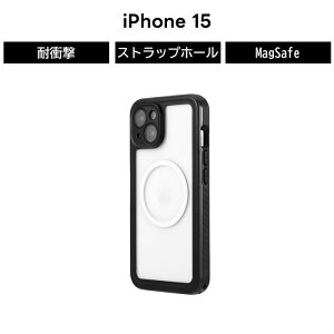 iPhone 15 P[X iPhone15 P[X X}z  [d h ho ϏՌP[X wʃNA ubN Ռz MagSafe Jی Xgbvz[ ACtH ӂ 15 lC ϏՌ MagSafeΉ X
