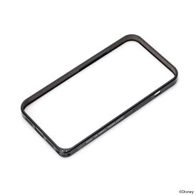 iPhone 15 15Pro用 アルミニウムバンパー ミッキーマウス ブラック