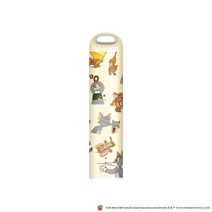 モバイルバッテリー トムとジェリー 3000mAh スティック型 軽量 コンパクト 2台同時充電 パススルー対応 PSE認証済 キャラクター かわいい iPhone Android タイプC USB-C スマホ充電器 充電器 ワーナ