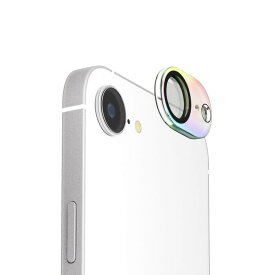 iPhone16e カメラフィルム PGA オーロラ レンズカバー ガラス 10H 硬度 カメラ保護 高透明 キラキラ おしゃれ かわいい 傷防止 アイフォン16e あいふぉん16e iPhoneSE後継機 レンズ フィルム プロテクター クリア 送料無料