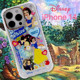 iPhone14 ケース ディズニー プリンセス 白雪姫 SKINNYDIP クリア ラメ キラキラソフトケース 耐衝撃 耐衝撃ケース iPhone 14 アイフォン14 アイフォン iPhoneケース ケース ストラップホール キャラクター 公式品