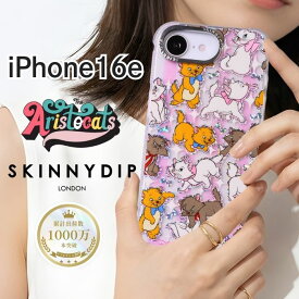 iPhone17e 16e ケース マリー ディズニー かわいい SKINNYDIP クリア ラメ キラキラ ソフト ソフトケース 耐衝撃 耐衝撃ケース おしゃれキャット キャラクター グッズ アイフォン16e アイフォン iPhoneケース ベルリオーズ トゥルーズ