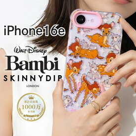 iPhone17e 16e ケース バンビ とんすけ ディズニー かわいい SKINNYDIP 透明 クリア ラメ キラキラ ソフト ソフトケース 耐衝撃 耐衝撃ケース キャラクター グッズ アイフォン16e アイフォン iPhoneケース ケース ストラップホール ワイヤレス充電