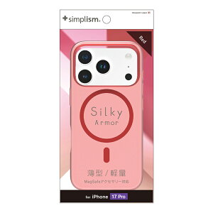 iPhone17 Pro �P�[�X Magsafe�Ή� �}�O�Z�[�t ���b�h �y�� ���� �V���N�̂悤�Ȏ�G�� �J�o�[ Silky Armor �A�C�t�H�� �A�b�v�� �l�C ���{�u�����h ���i�� �������� ���K�i