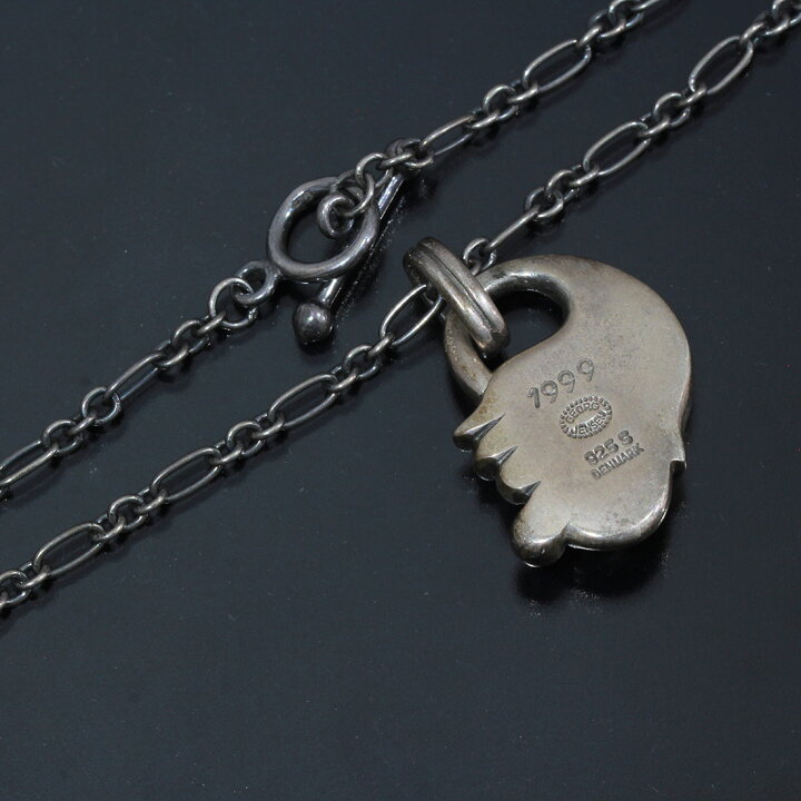 楽天市場】ジョージジェンセン 色石 ネックレスリーフ SV925 中古  