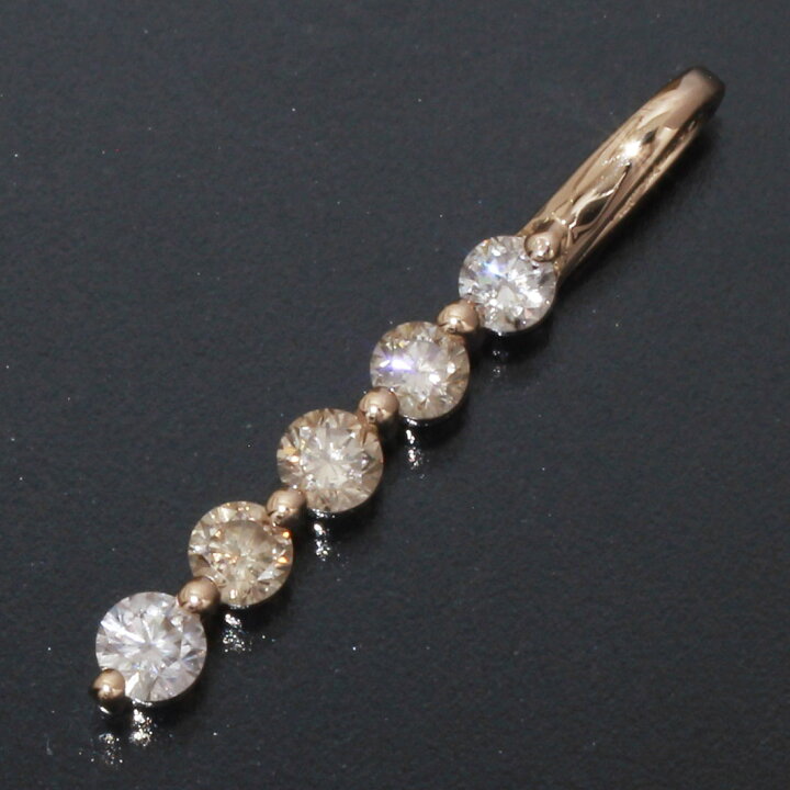 楽天市場】GSTV ダイヤ0.3ct ペンダントトップ K18PG 中古 D9914 