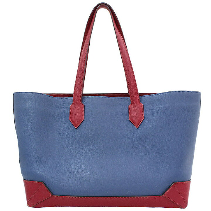 楽天市場】(エルメス)HERMES マキシボックス カバ36 トートバッグ 青 