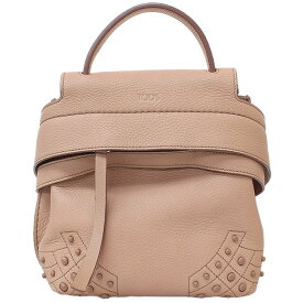 (トッズ)TOD'S ウェーブ ライン レザー 3way ミニ バックパック 袋【中古】