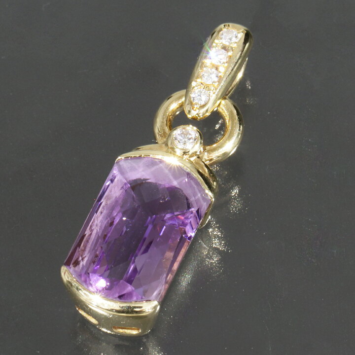 楽天市場】特価品 タサキ TASAKI アメジスト ダイヤ0.06ct ネックレス  