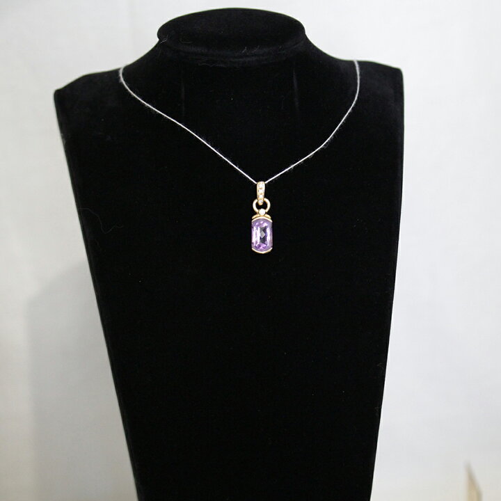 楽天市場】特価品 タサキ TASAKI アメジスト ダイヤ0.06ct ネックレス 