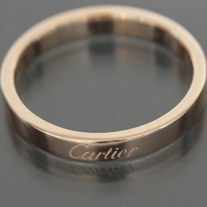 楽天市場】カルティエ Cartier エングレ リング 18.5号(59) K18PG 