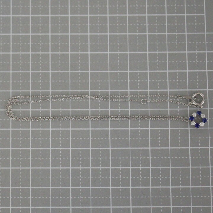 楽天市場】ミキモト MIKIMOTO サファイア ダイヤ ネックレス 43cm 