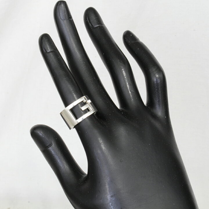 楽天市場】グッチ GUCCI Gロゴ ワイド リング 11号 Ag925 シルバー925 