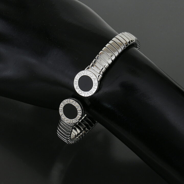 楽天市場】超美品 ブルガリ BVLGARI トゥボガス バングル オニキス 