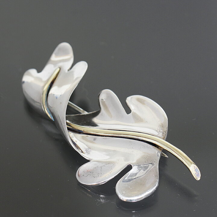 楽天市場】古いティファニー リーフモチーフ ブローチ 925 コンビ  