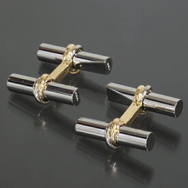 カルティエ Cartier トリニティ カフス K18×SS スリーカラー 男女兼用 E1275 | メンズアクセサリー レディースアクセサリー K18 メンズファッション レディースファッション カフリンクス レア 希少【中古】