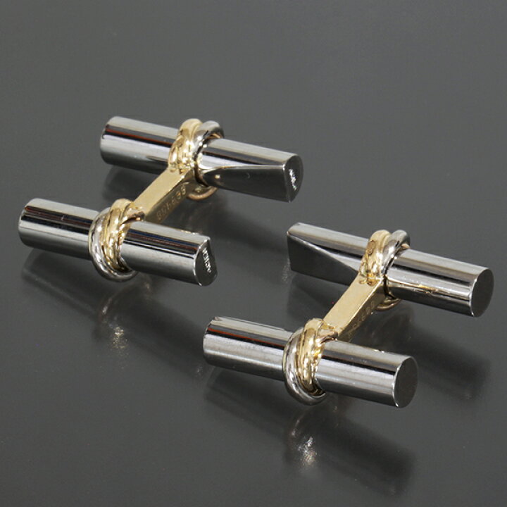 楽天市場】カルティエ Cartier トリニティ カフス K18×SS スリーカラー  