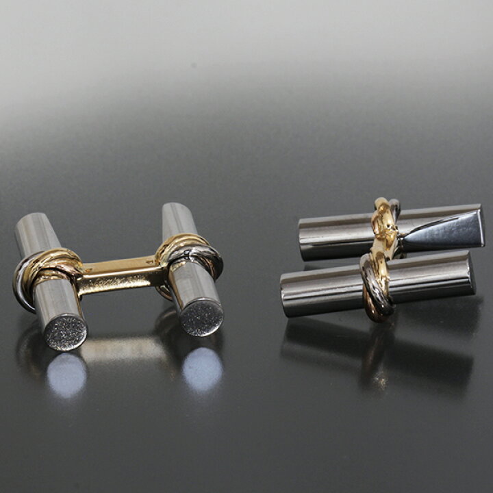 楽天市場】カルティエ Cartier トリニティ カフス K18×SS スリーカラー  