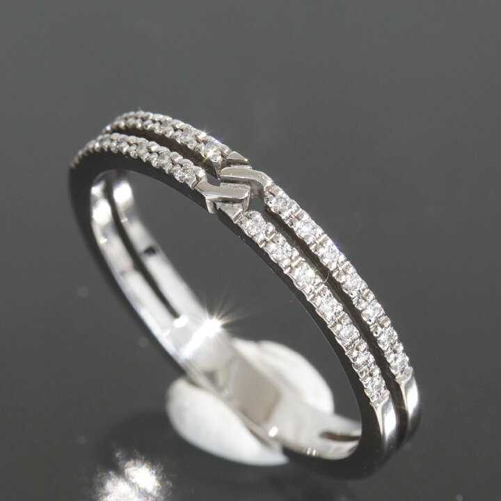 楽天市場】グッチ GUCCI インフィニティ ハーフダイヤ リング 6号  