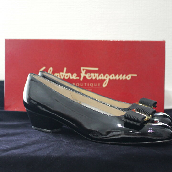 楽天市場】未使用保管品 フェラガモ Salvatore Ferragamo ヴァラ 