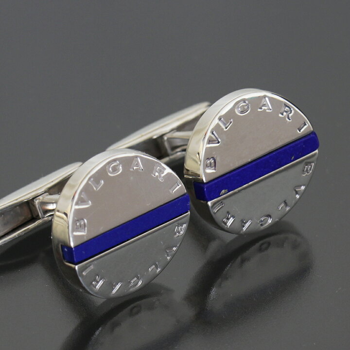 楽天市場】ブルガリ BVLGARI カフス ソーダライト Ag925 シルバー925 