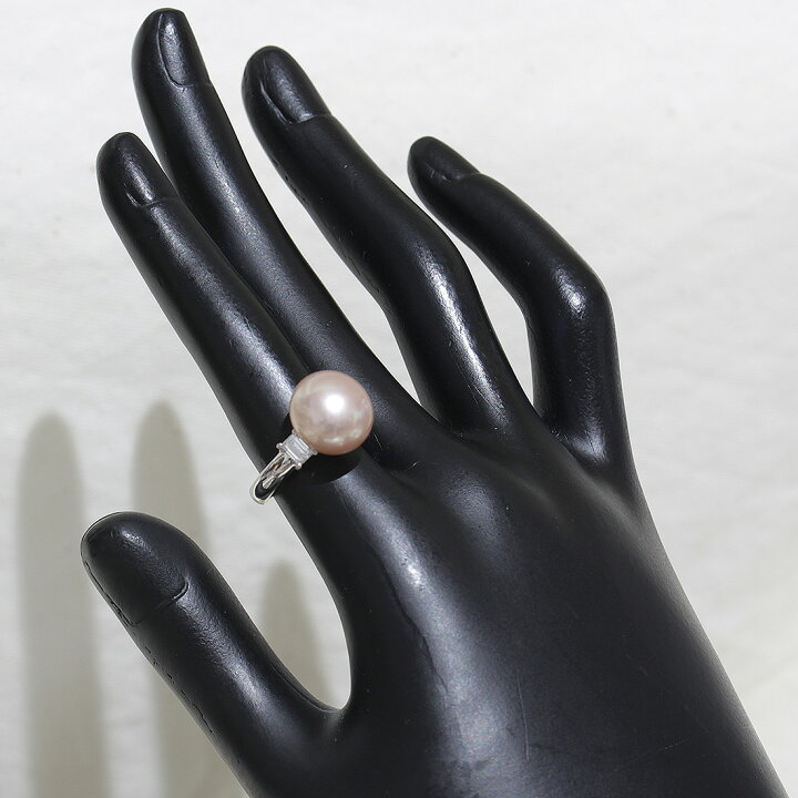 楽天市場】タサキ TASAKI 大粒淡水パール バケットダイヤ0.4ct リング 