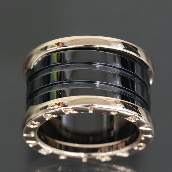 楽天市場】ブルガリ BVLGARI ビーゼロワン リング ブラックセラミック 