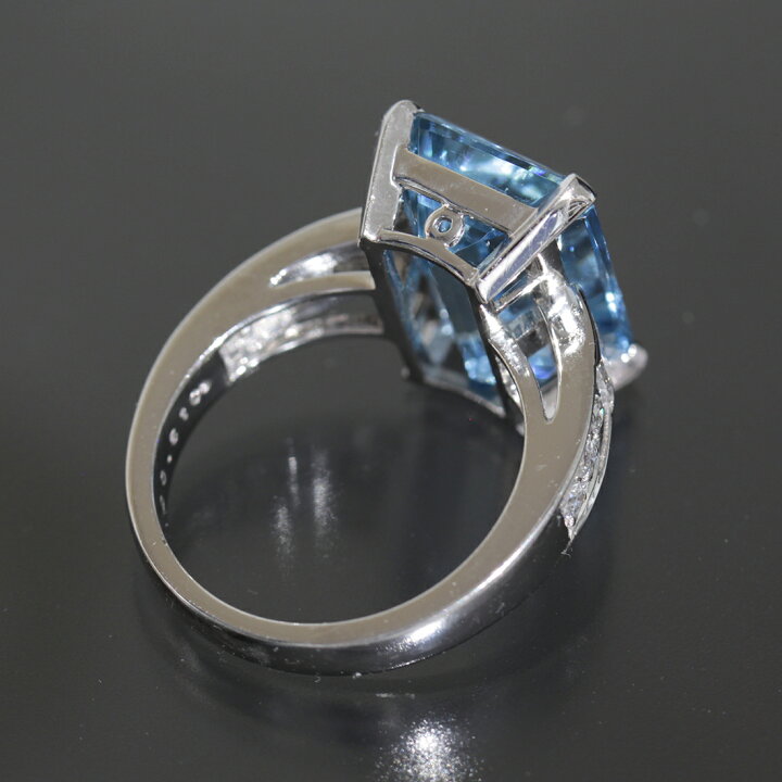 楽天市場】MIKIMOTO ミキモト アクアマリン6.68ct ダイヤ 0.51ct  
