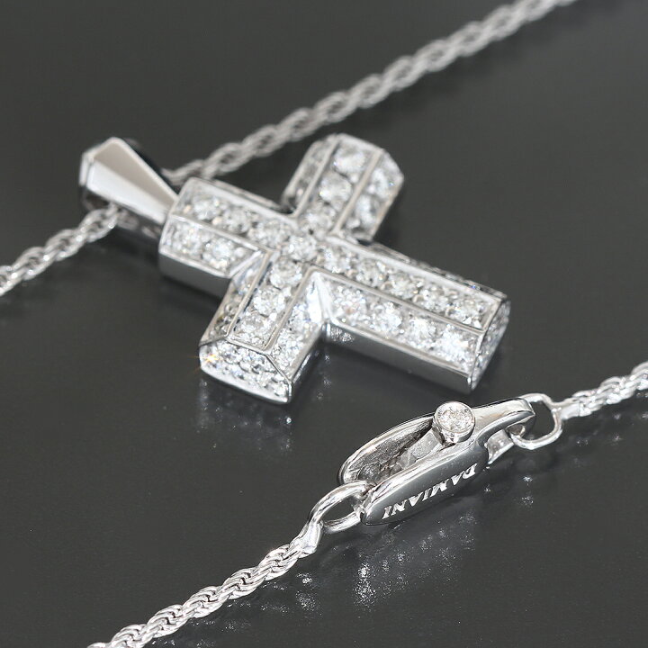 楽天市場】ダミアーニ DAMIANI クロス ダイヤ ネックレス Au750 K18WG  