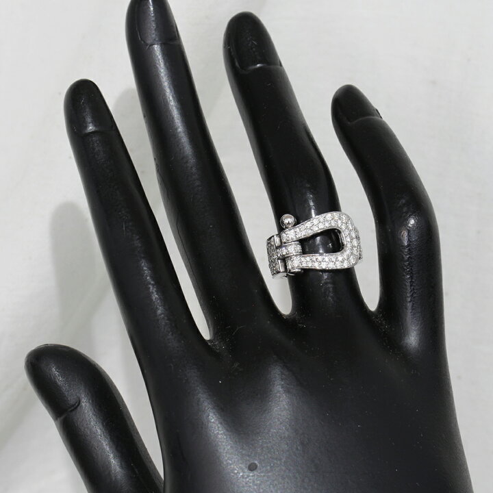 楽天市場】フレッド FRED フォース10 ダイヤリング 8号(48)K18WG Au750 