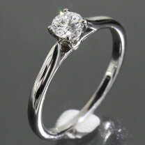 カルティエエタンセル ダイヤ プラチナ 0.21ct 51サイズ 11号