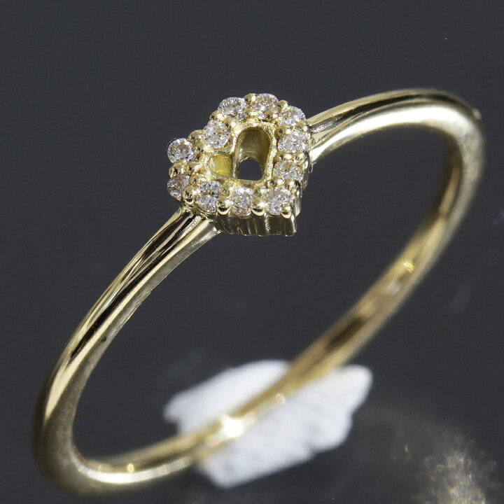 楽天市場】アーカー AHKAH ビリーブハート ダイヤ リング 5号 K18YG  