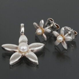トウス TOUS フラワー モチーフ パール ピアス イヤリング ペンダントトップ セット 1E0002┃ピアス レディースビアス レディース ファッションピアス ブランド 普段使い おしゃれ イヤリング【中古】