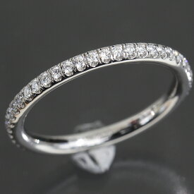 ハリーウィンストン HARRY WINSTON フルエタニティ マイクロ リング PT950 プラチナ 2.4g E1994| レディース指輪 ファッションリング プラチナ指輪 HW 超美品 ブランド 白金 daiya【中古】
