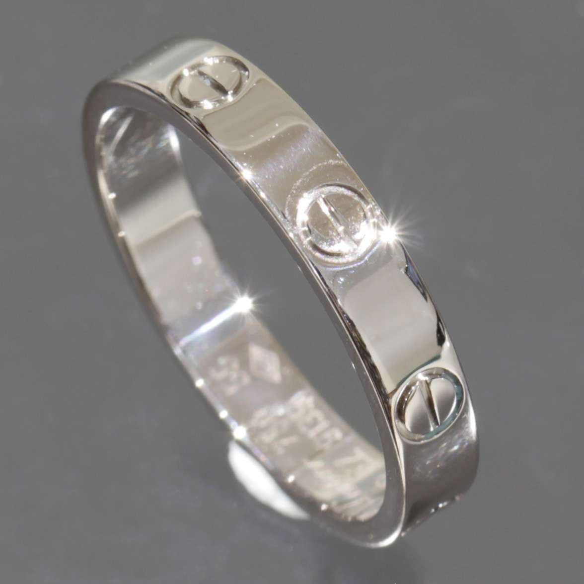 カルティエ Cartier 指輪 ミニラブリング 55 K18 メンズ E0219| 指輪  メンズ指輪  太め  メンズ指輪   ファッションリング 指輪  ホワイトゴールド指輪 メンズ K18指輪  ブランド
