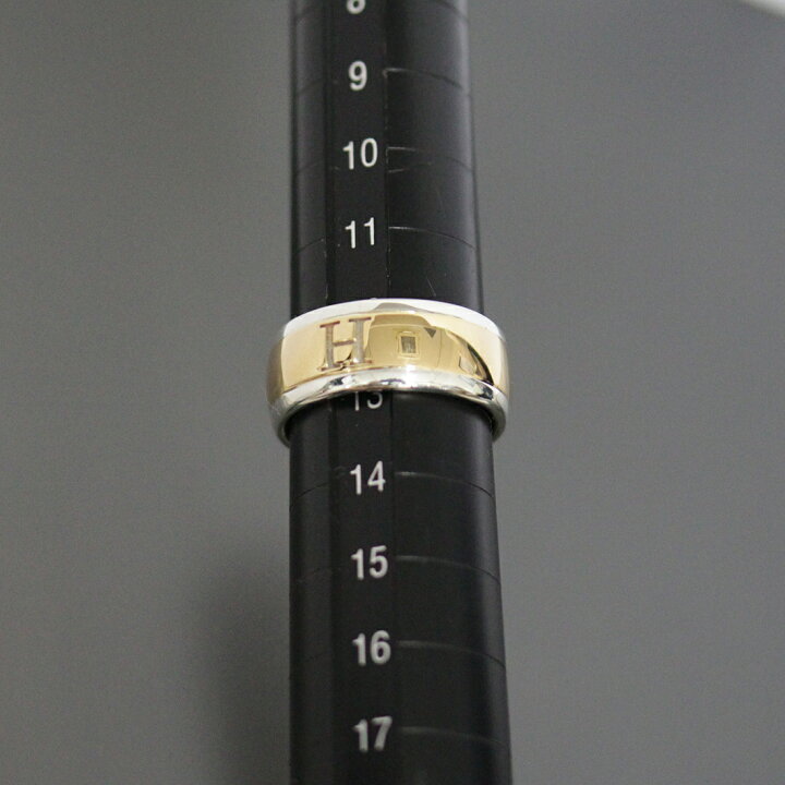 楽天市場】エルメス HERMES Hロゴ レディースリング 12.5号(53)SV925  