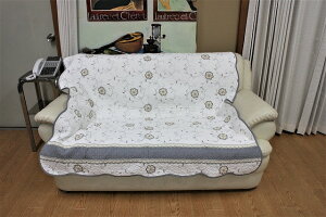 �y���|���\�t�@�J�o�[�z�y100x160cm�z���[�X�̏��Ԃ����킢�����|���\�t�@�[�J�o�[�@�O���[���O���[���@2�l�|�p�i�ʐ^��3�l�|�p�ł��j�y�C���e���A�z�yK-04�z
