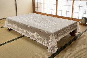 �y150X180cm�z���[�X�e�[�u���N���X�@�{�^�j�J���K�[�f��
