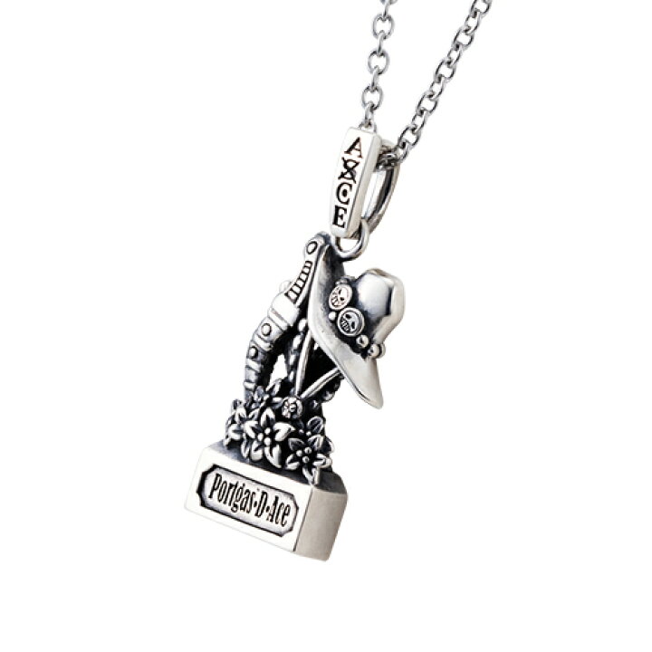 楽天市場 アニメ One Piece ワンピース 火拳のエースメモリアルネックレス One P080 送料無料 カップル ペアリングのホワイトクローバー