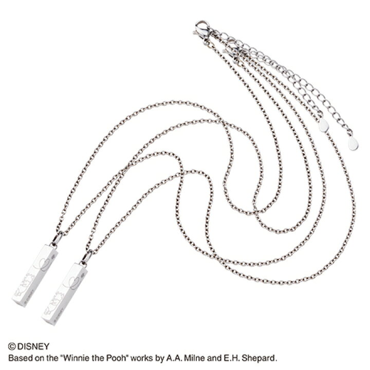 楽天市場 刻印無料 くまのプーさん プーさん ペアネックレス ディズニー Disney Winnie The Pooh ペアペンダント シルバー シルバー Dist601sv Dist601sv White Clover カップル ペアリングのホワイトクローバー