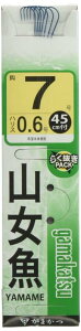 がまかつ(Gamakatsu) 糸付 山女魚 フック 青 7号-ハリス0.6 釣り針
