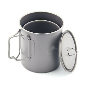 TOAKS CMB-750-450 Titanium 750ml Pot and 450ml Cup Combo Set