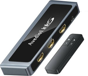 �y4K@120Hz�Ή� �zavedio links hdmi �ؑ֊� 8k@60Hz �����R���t�� �o���� ���z�� 2����1�o��/1����2�o�� HDMI 2.1 �Z���N�^�[ 48Gbps���ш� �A���~�j�E�������� �v���X�e/Switch2/Fire St