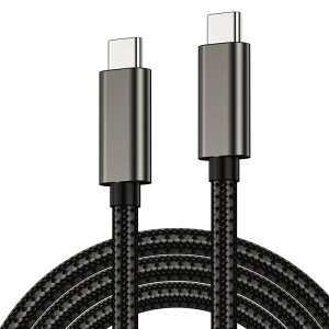 USB C �P�[�u�� Type-c�P�[�u�� USB3.2 Gen2 (20Gbps) PD�Ή� 100W/5A�}���[�d 4K/60Hz�f���o�� �����ϋv�i�C���� �^�C�vc �P�[�u�� Mac Book Pro/Air�AiPad Pro/Air�AiPad m