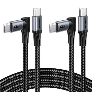 SUNGUY���pUSB C-USB C�P�[�u��3M [��{�g]�A���߂�L �� Type C 60W�}���[�d�P�[�u���AiPhone 17/16/15 Pro Max�ASamsung Galaxy S25/24�AiPad Pro�AMacBook�pUSB-C�J