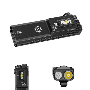 RovyVon Angle Eyes E60s ���^ �[�d�� �����d�� �ő�o��1500���[���� led���C�g �y�� ���邢,��,365nm UV ���C�g,��/��/UV �T�C�h���C�g,���O���\�ȑo�����N���b�v(�u���b�N)